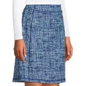 Lands' End Blue Skort